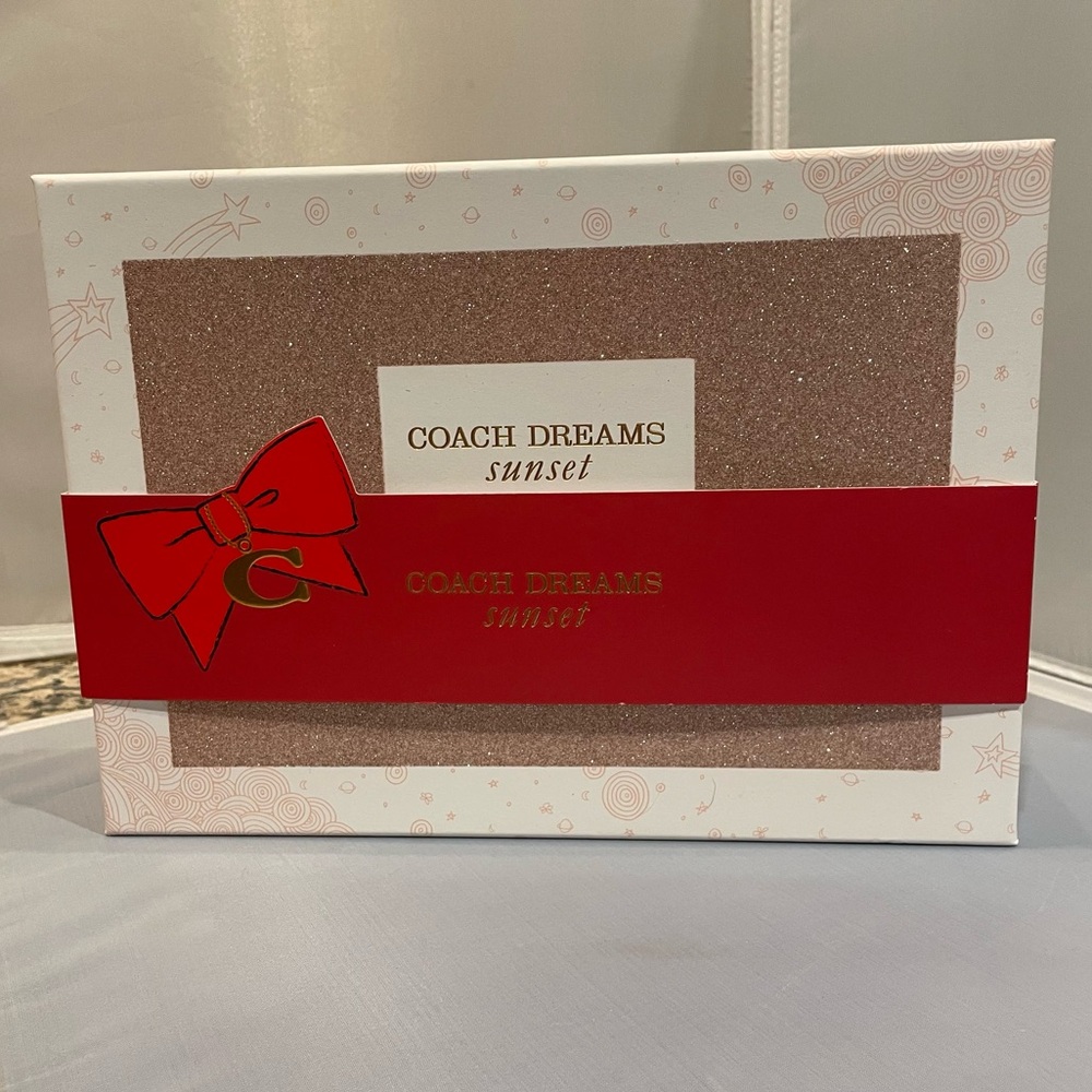 *PRICE FIRM* NIB Auth Coach Sunset Dreams Gift Set 3 oz Floral Perfume Lotion!!